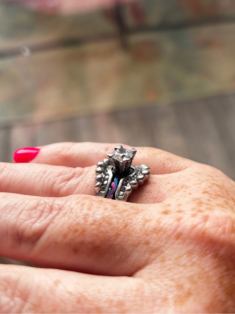 Bob Berg Western High Set Ring